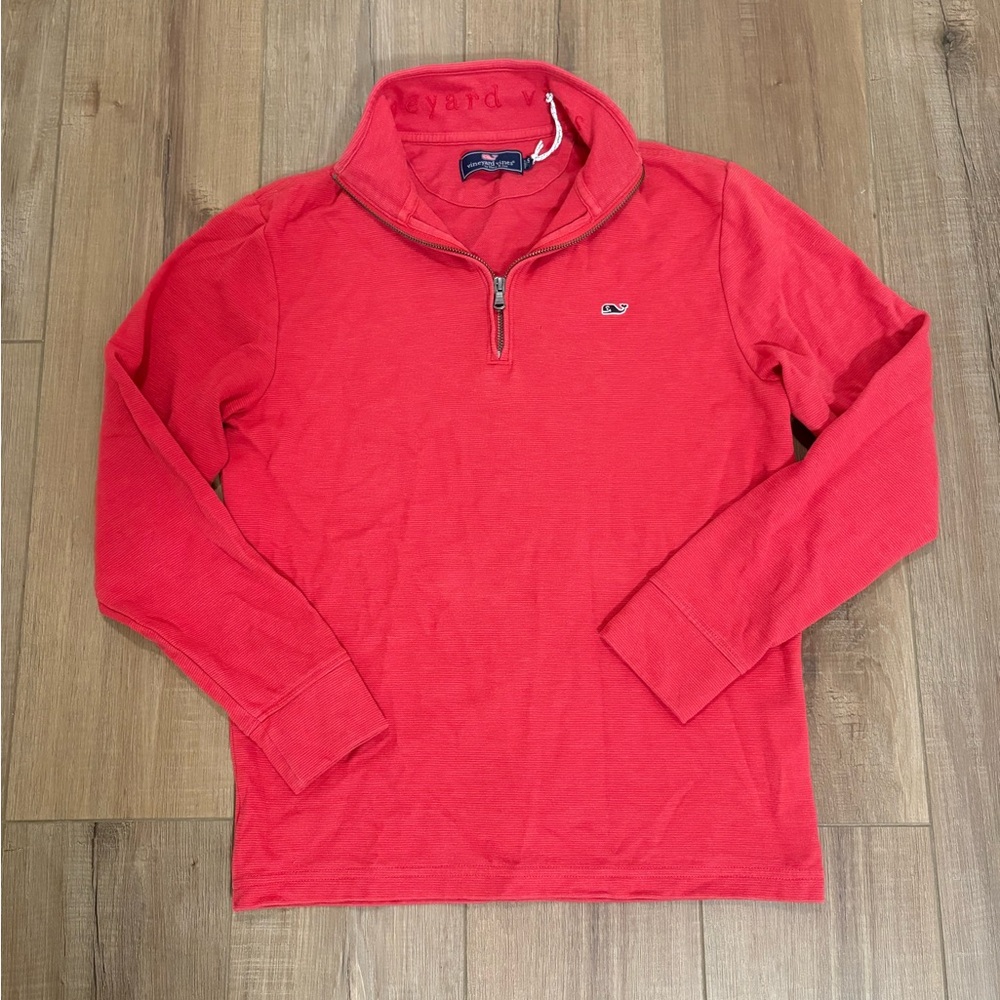 Vineyard Vines Red Half-Zip Pullover - image 1